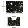 thumbnail image 3 of Yiaed Spiders On The Web Print Bathroom Mat Set 2 Pieces Mat Anti-Skid Pad Ultra Soft and Absorbent Bathroom Bath Mat Contour Bath Rugs for Toilet Base, 3 of 6