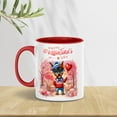 thumbnail image 5 of Happy Valentine’s Day Adorable Doberman Pinscher Puppy Holding Heart Balloon 11oz Accent Two-tone Mug Doberman Dog Lover Gifts Coffee Tea Cup - 00030, 5 of 5