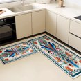 thumbnail image 5 of Kitchen Rugs Sets of 3 Non Slip Washable Kitchen Mats for Floor, Waterproof Kitchen Runner Rug, Floor Mat Carpet for Entryway, Laundry, Sink, Hallway, Bathroom, 5 of 12