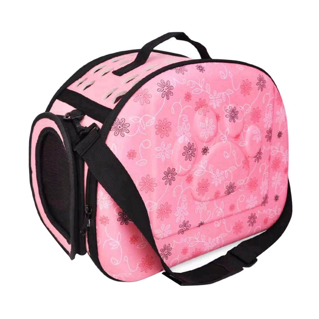Ustyle Pet Carrier Folding Cage Collapsible Breathable Handbag EVA Carrying Bag Pets Supply