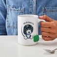 thumbnail image 4 of CafePress - Cockapoo Blk Parti IAAM Mugs - 15 oz Ceramic Large White Novelty Mug, 4 of 6