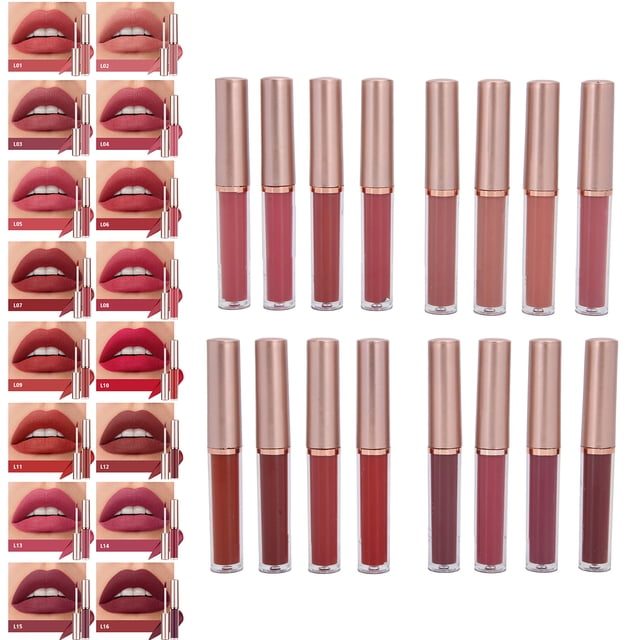 Matte Lip Gloss, Women Longing Lipstick Lipstick Lipstick Herramienta De Maquillaje Lip Gloss Matte Matte Rich Lip Gloss Set Para Un Aspecto Delicado De Maquillaje