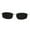 Black, variant on Glasses Rectangle Sunglasses for Women - Retro Style 90s Small Narrow Square Frame for Outdoor Adventures
