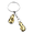 Gold, variant on Unique Boxing Gloves Keychain Simulation Fitness Equipment Pendant Handmade Keyring for Men Women Car Keys Decoration