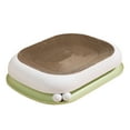 thumbnail image 2 of Rascador para gatos, alfombrilla para cama con pelota de juguete, cama ovalada para dormir para gatitos, rascador para gatos, cartón para Salvador Cama rascador para gatos, 2 of 10