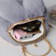 thumbnail image 5 of Bolsas Crossbody para las Mujeres Bolso de Conejo de Peluche, Bolso de Mujer de una Sola Pieza, Bolso de Piel, Clip de Oreja de Conejo, Clip de Boca, Clip de Bolsa, Clip de Bolsa, 5 of 6