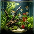 thumbnail image 5 of SouMaox Artificial Aquarium Flowers, Lifelike Plastic Seaweed Decor for Fish, Soft Kelp Ornaments for Fish Hideout and Breeding, Realistic Underwater Landscape, 1.69" x 1.02" x 13.78" Red, 5 of 6