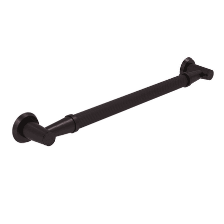 24-in Reeded Grab Bar in Antique Bronze