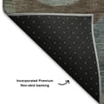 thumbnail image 5 of Addison Rugs Mayfield Premium Machine Washable Transitional Geometric Chocolate Rectangle Rug, 3' x 5', 5 of 6