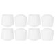 thumbnail image 1 of Cubierta de extremo de tapa de pierna de muebles Uxcell, evita rayones, goma blanca, 8 piezas, 35 mm/1 3/8", 1 of 7