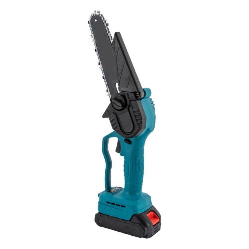 6" Electric Cordless Chain Saw Mini Chainsaw for Tree Branches and Wood Cutting