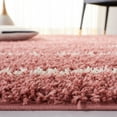 thumbnail image 5 of SAFAVIEH Venus Anuki Striped Shag Area Rug, Pink/Ivory, 5'3" x 7'6", 5 of 9