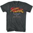 thumbnail image 3 of Street Fighter Start Screen Black Heather Adult T-Shirt, 3 of 3
