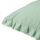 thumbnail image 5 of Funda de almohada con volantes REGALWOVEN, 2 paquetes, fundas de almohada con cierre de sobre, verde, tamaño Queen, 5 of 6