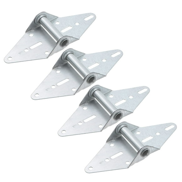 Unique Bargains 4 Packs Garage Door Hinge #1 Hinge, 14 Gauge Steel with Galvanized Finish Garage Door Replacement Hinge