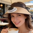 thumbnail image 6 of Solar Fan Sun Hat with USB Charging, Wide Brim UPF 50+ Sun Protection Hat with 3 Speed Adjustable Fan - Breathable Outdoor Hat for Hiking Fishing Travel, Khaki, 6 of 6