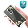 thumbnail image 3 of LG Stylo 5 Case, KAESAR Graphic Design Shockproof Impact Resistant Protective Full-Body Rugged Clear Hybrid Bumper Case for LG Stylo 5 (White Flower), 3 of 5