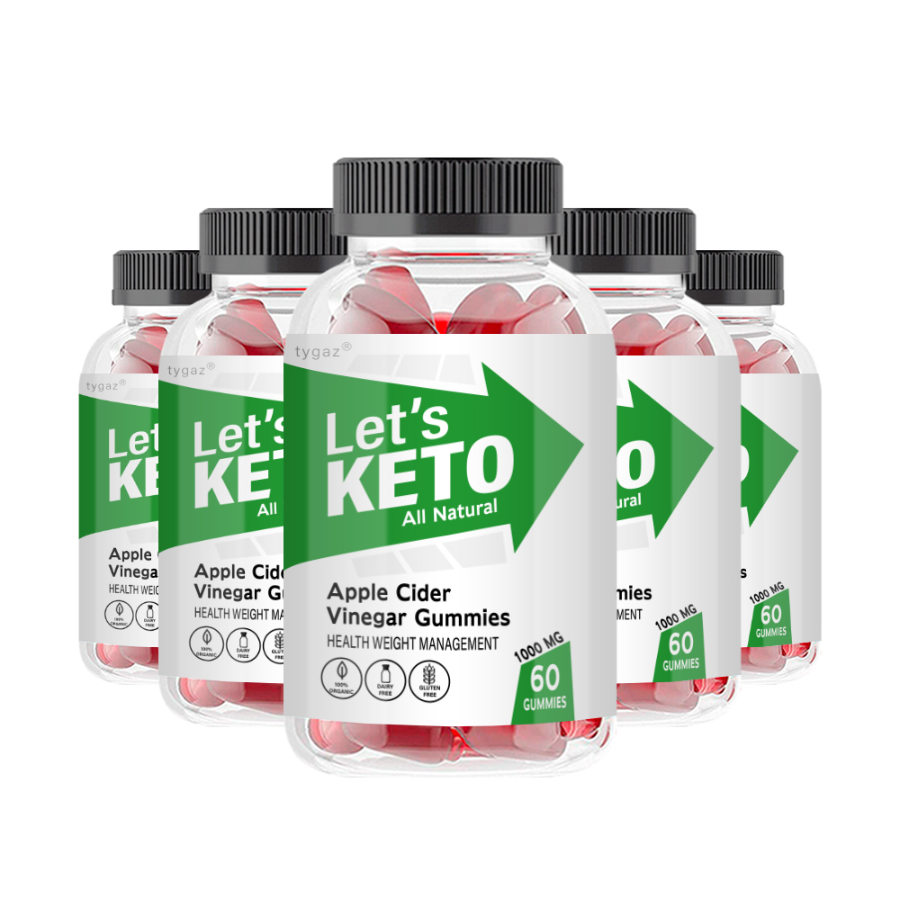 (5 Pack) Let’s Keto Gummies Let’s Keto All Natural ACV Gummies