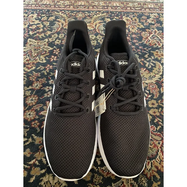 Adi-das Mens Questar Flow NXT Sports Casual Shoes Trainers Lace Up Black White