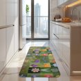 thumbnail image 4 of Pioneer Flower Floral Print Pattern Kitchen Rug Mat,Kitchen Runner Rugs Non Skid Washable,Decorative Kitchen Floor Mats for Kitchen,Sink,Laundry,17"x47.2", 4 of 7