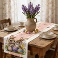 thumbnail image 3 of Easter Table Runner And Tablecloth Set, 70.8 x 13 Inch Polyester Fabric Bohemian Openwork Design for Dining Room Living Room Holiday Decor Indoor Outdoor Use, 3 of 6