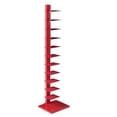 thumbnail image 3 of Southern Enterprises Farrah Spine 15.75"W x 16"D x 65.25"H 12-Shelf Freestanding Shelves, Red, 3 of 9