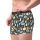 thumbnail image 2 of Balery Moose Squirrel owls tree Calzoncillos bóxer para hombre, ropa interior de algodón suave y transpirable con cinturilla de nailon-Small, 2 of 5