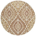 thumbnail image 2 of Addison Rugs Chantille Indoor/Outdoor Transitional Diamond Paprika Washable Round Rug, 8' x 8', 2 of 6