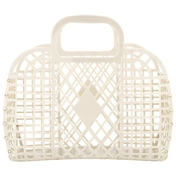 Koyal Wholesale Ivory Jelly Purse for Women Handbags for Bridesmaids Gifts, Kids Gift Baskets, Set of 10
