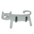 thumbnail image 1 of Wall Mounted Hook, Stainless Steel Cat Adhesive Wall Hook Keys Hanger for Kitchen Bathroom, 1 of 8