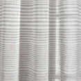 thumbnail image 2 of Lush Decor Ombre Stripe Grommet Sheer Window Curtain Panels Beige 38X84 Set, 2 of 11