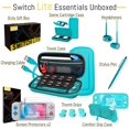 thumbnail image 4 of Orzly Switch Lite Accessories Bundle - Case & Screen Protector for Blue, 4 of 9