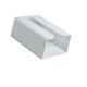 thumbnail image 2 of Porta pañuelos sin rastro, caja de pañuelos de pared, servilletero, caja de almacenamiento de pañuelos, color gris, 2 of 5