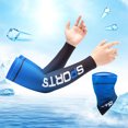 thumbnail image 4 of Calentadores de brazos unisex Durable Ice Cool con máscara Accesorios para exteriores (Azul), 4 of 5