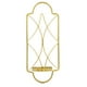 thumbnail image 3 of Portavelas de hierro montado en la pared, candelabros, portavelas, ligero , Dorado, 3 of 9