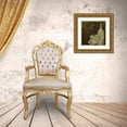 thumbnail image 3 of Stimson, Diane 15x15 Gold Ornate Wood Framed with Double Matting Museum Art Print Titled - White Wine Damask, 3 of 4