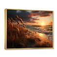 thumbnail image 2 of Designart "A Mesmerizing Golden Sands wall art XI" Landscapes Floater Framed Canvas Print, 2 of 7