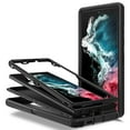 thumbnail image 2 of AGGXPF Shockproof Back Cover Cell Phone Case for Galaxy S23 Ultra, Black, 2 of 5