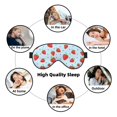 thumbnail image 7 of Naloa Strawberry Print Sleep Mask for Sleeper, Light Blocking Sleeping Eye Mask for Women Men, Eye Shade with Adjustable Strap for Travel, Nap,Meditation, 7 of 7