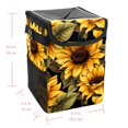 thumbnail image 5 of Sunflower seamless printing Foldable Car Trash Can with Lid, Leak-Proof Hanging Storage Bag - Car Trash Bin, Mini Trash Can, 5 of 6