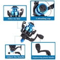 thumbnail image 4 of Fishing Spinning Wheel Fishing Reel JL200 Accesorios Reels Ship ,Rigid Aluminum Skeletal Frame, 4 of 6