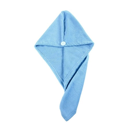 

WANYNG Towel Quick drying towel quick drying towel baotou towel adult shower cap bathing cap Blue