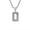 Silver Number 0, variant on Number Necklace for Men Women Stainless Steel Digital 0-9 Pendant Chain Cubic Zirconia Silver Gold Plated Personalized Statement Cool Simple Punk Dainty Jewelry Silver 2