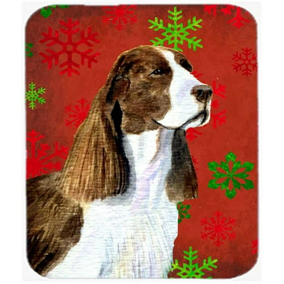 Carolines Treasures  Springer Spaniel Snowflakes Holiday Christmas Mouse Pad
