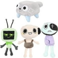 thumbnail image 1 of Set de peluche HXLAI Dandy's World 2024 Pebble Vee Shelly Astro, 4 piezas, 1 of 1