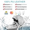 thumbnail image 3 of Hot Mom Poussette en Cuir pour Poussette 360 Degrés, Grey, 3 of 7