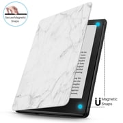 Case for Kindle 10th Generation - Slim & Light Smart Cover Case with Auto Sleep & Wake for Amazon Kindle E-reader 6 Display, 10th Generation 2019 Release (Marble White)