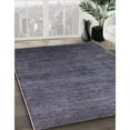 thumbnail image 2 of Ahgly Company Indoor Rectangle Mid-Century Modern Plum Purple Oriental Area Rugs, 2' x 4', 2 of 6