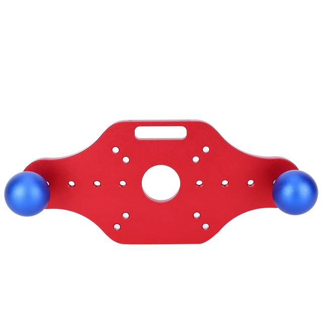 FS DZ-05 Base eléctrica de placa inferior para máquina de recorte de madera ranurada roja
