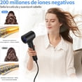 thumbnail image 5 of Secadora de Cabello 1500W, Secador de Iones Negativos de 200M, Motor sin Escobillas de Alta Velocidad de 110,000 RPM para un Secado Rápido en 2 Minutos, Secador de Pelo de Bajo Ruido de 57dB-negro, 5 of 5